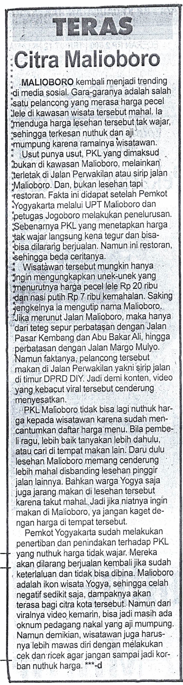 Kliping jogja terbaru