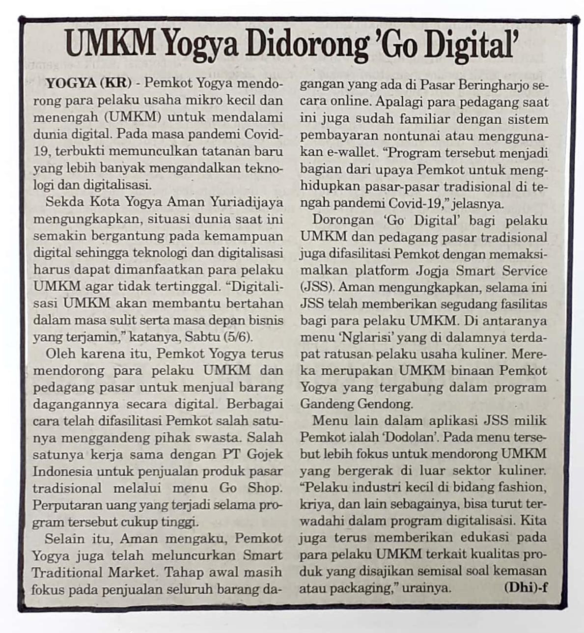 Kliping jogja terbaru