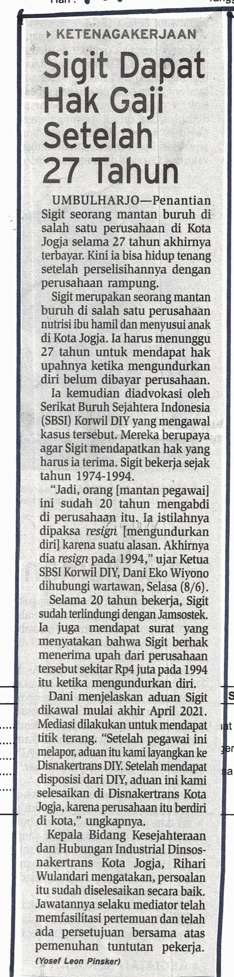Kliping jogja terbaru