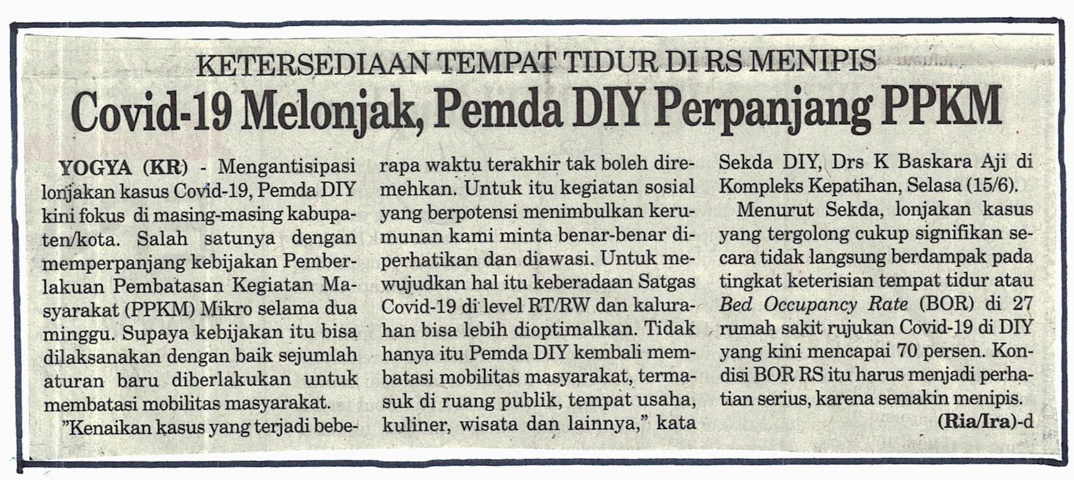 Kliping jogja terbaru
