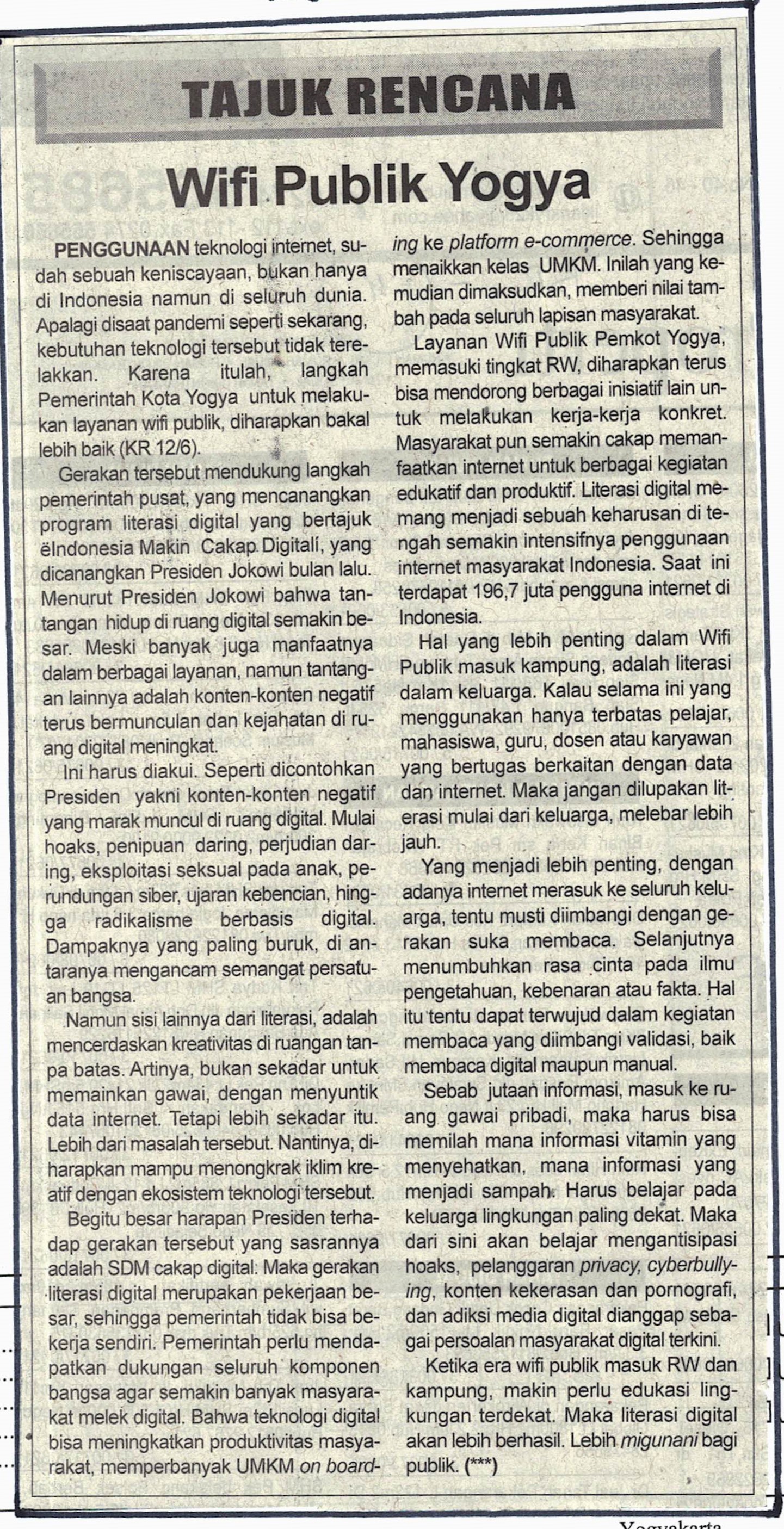 Kliping jogja terbaru