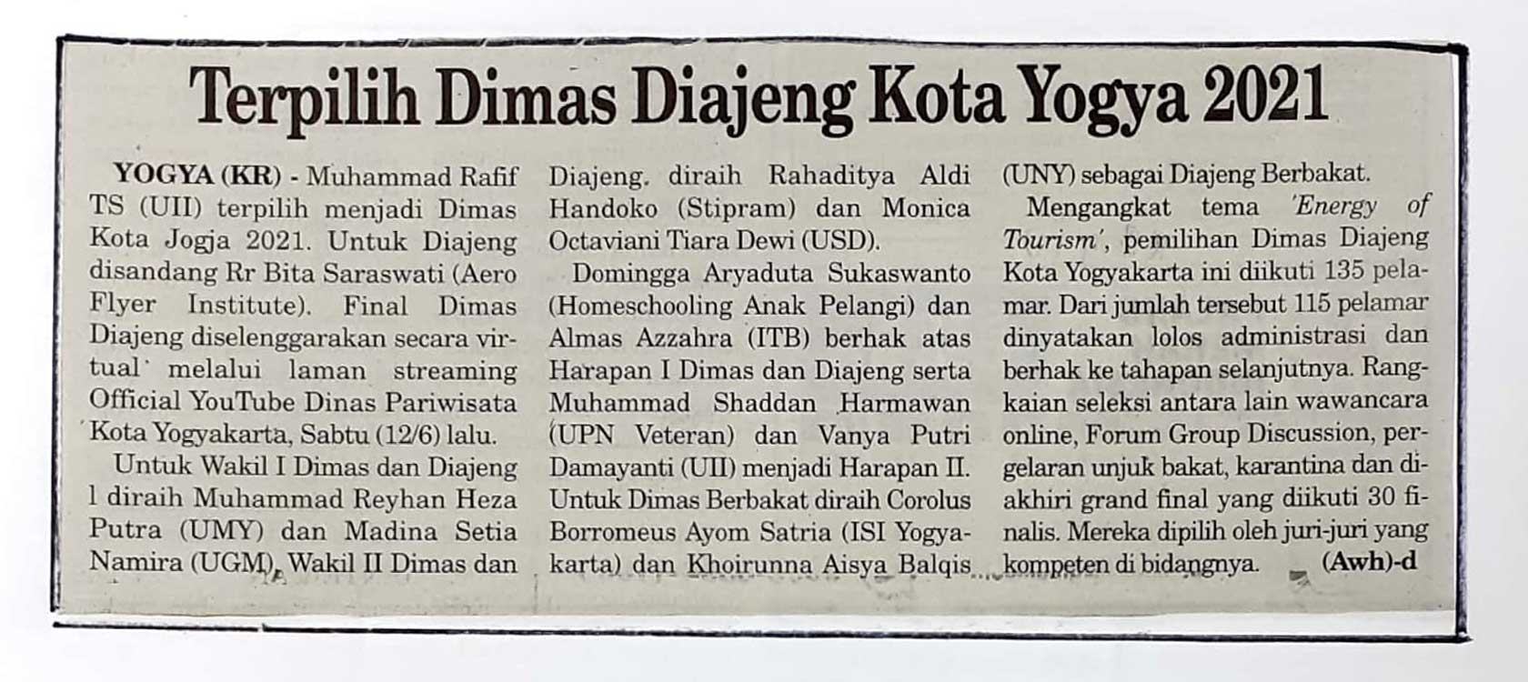 Kliping jogja terbaru