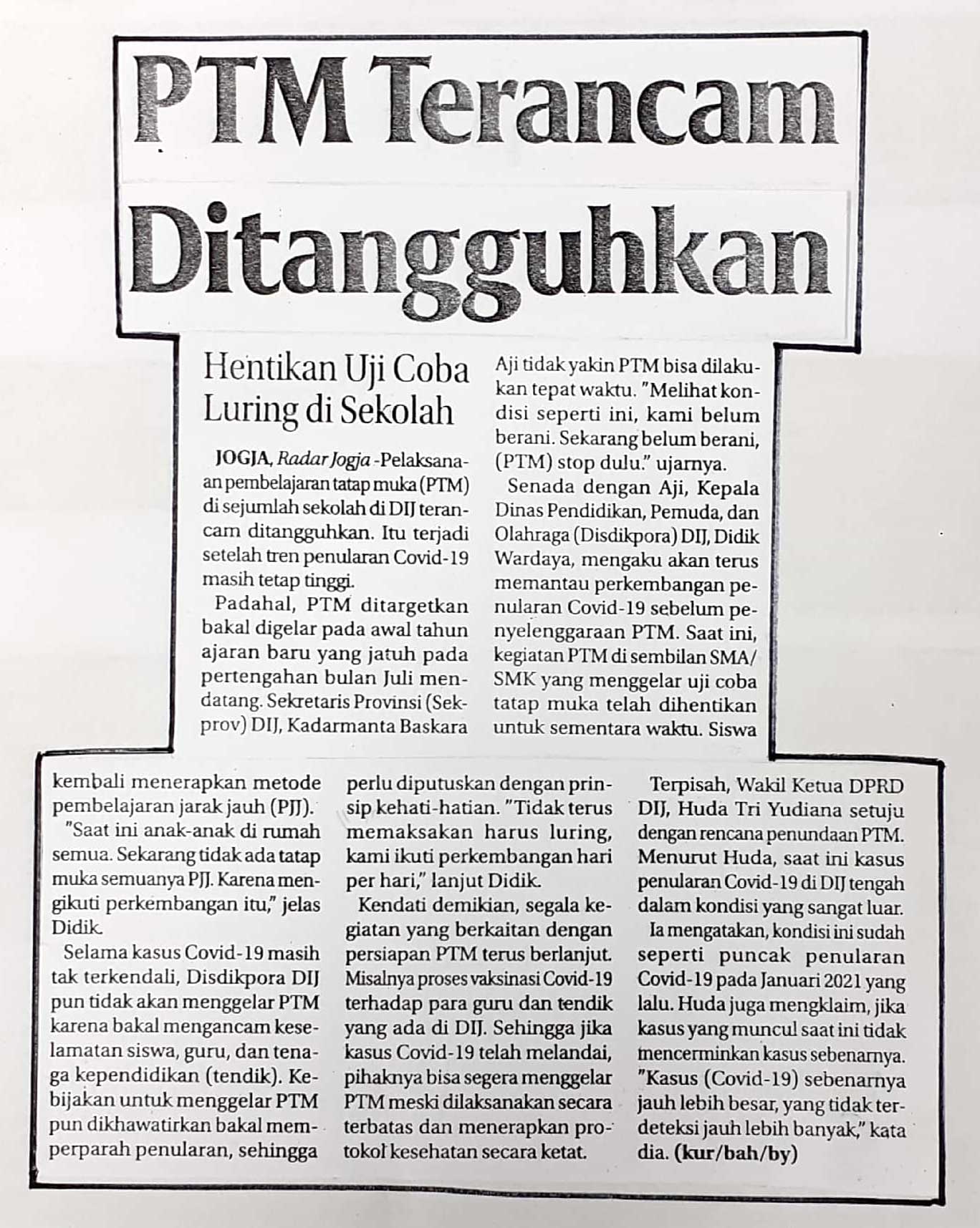 Kliping jogja terbaru