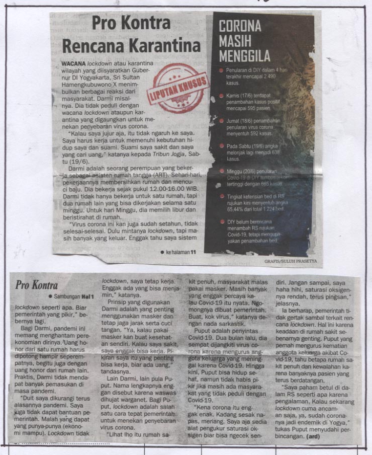Kliping jogja terbaru