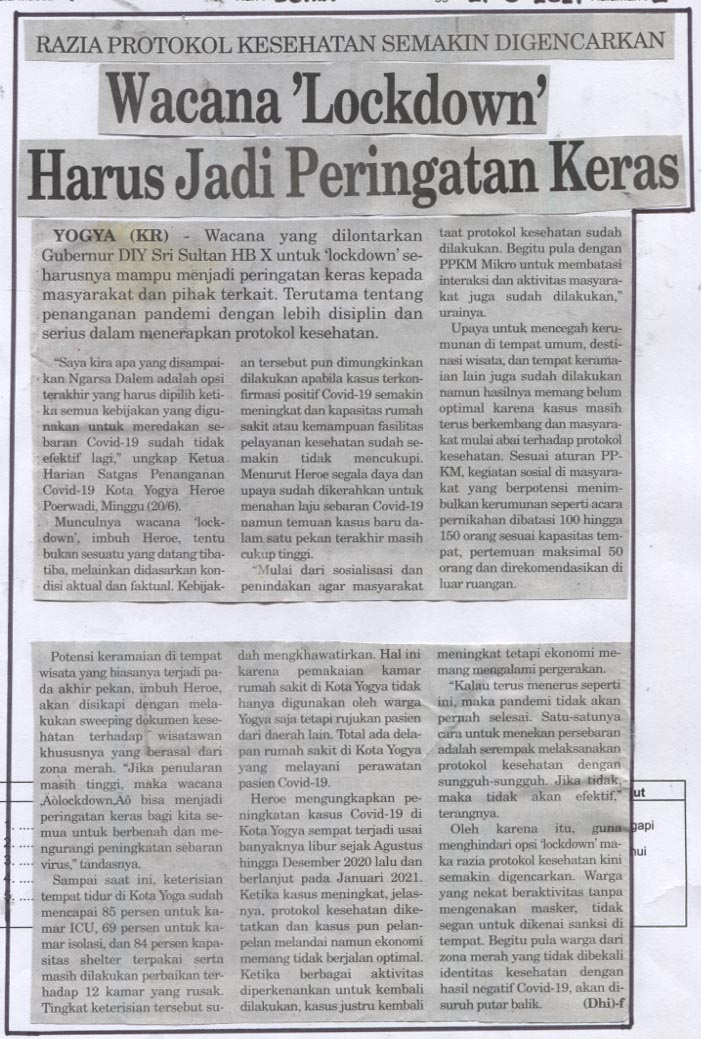 Kliping jogja terbaru
