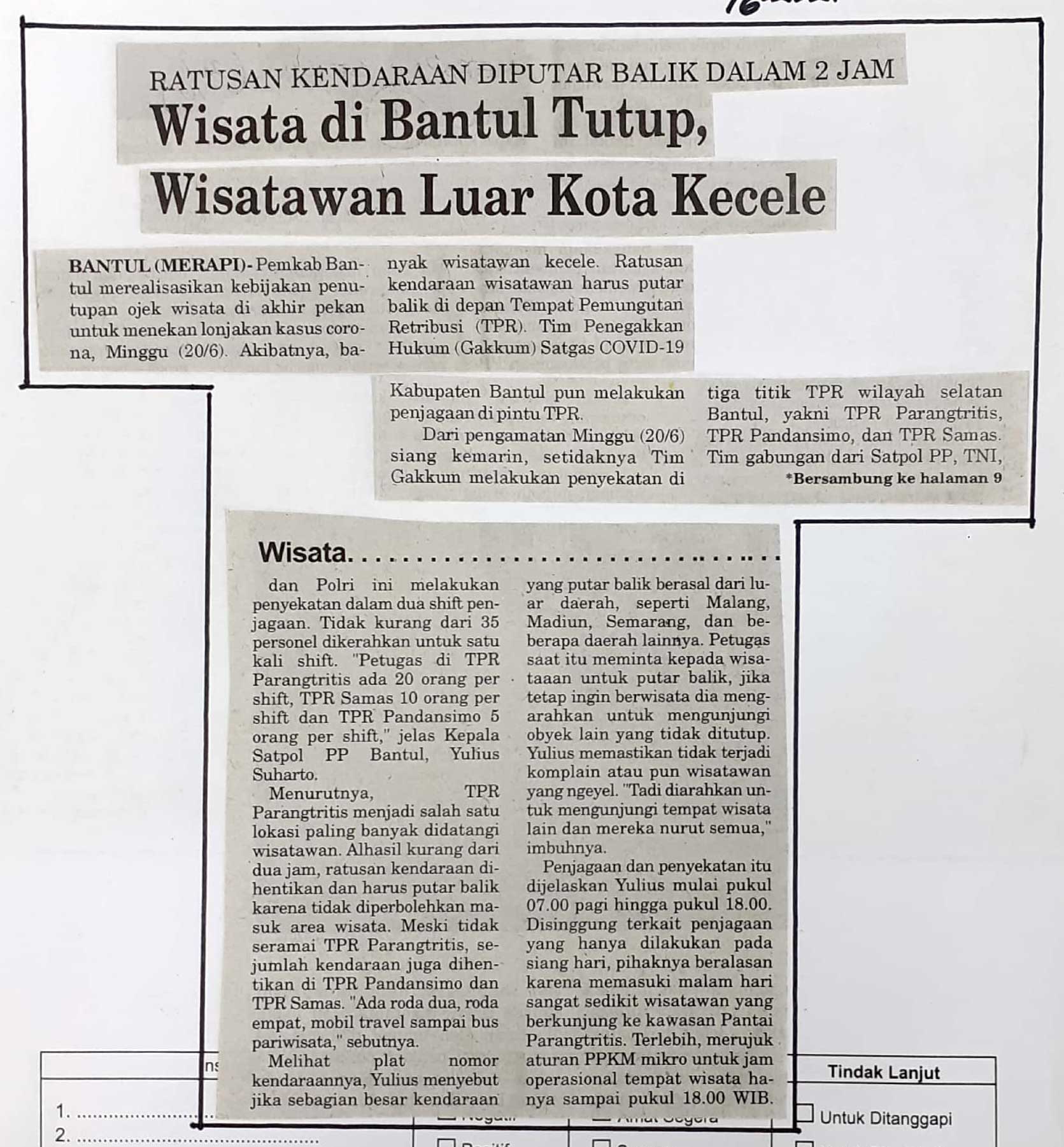 Kliping jogja terbaru