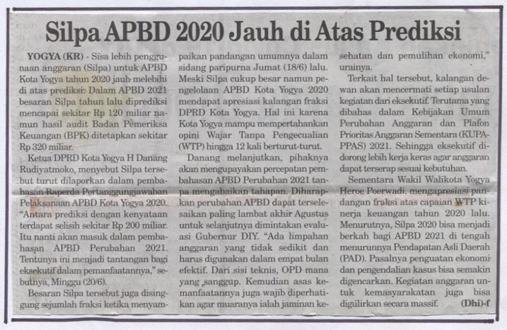 Kliping jogja terbaru