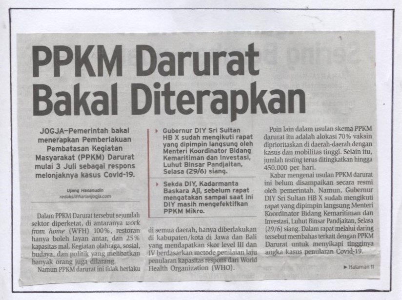Kliping jogja terbaru