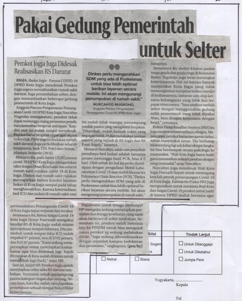 Kliping jogja terbaru