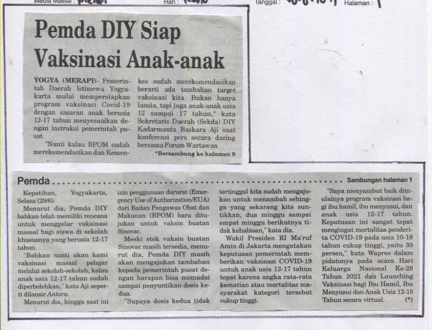 Kliping jogja terbaru