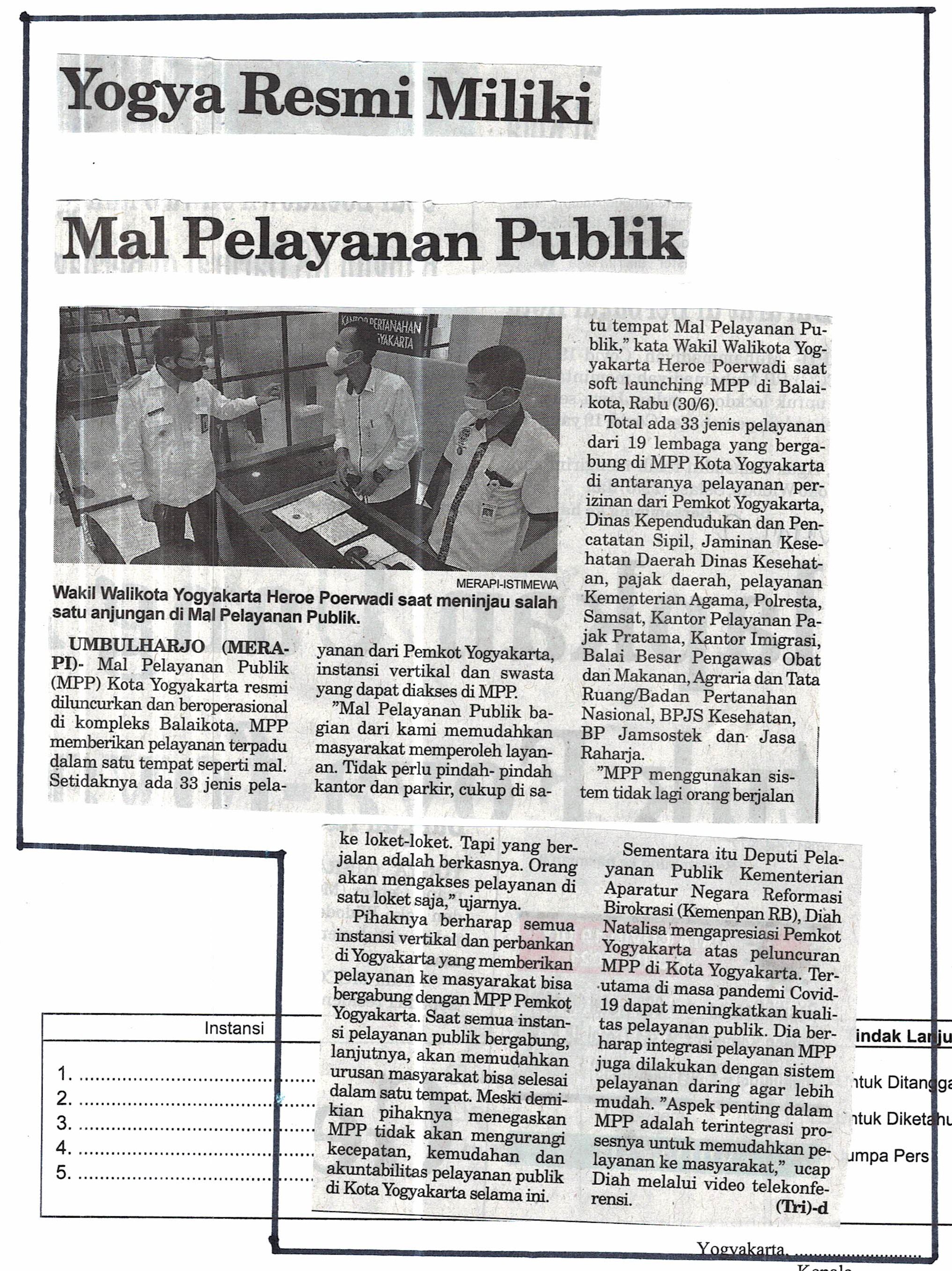 Kliping jogja terbaru