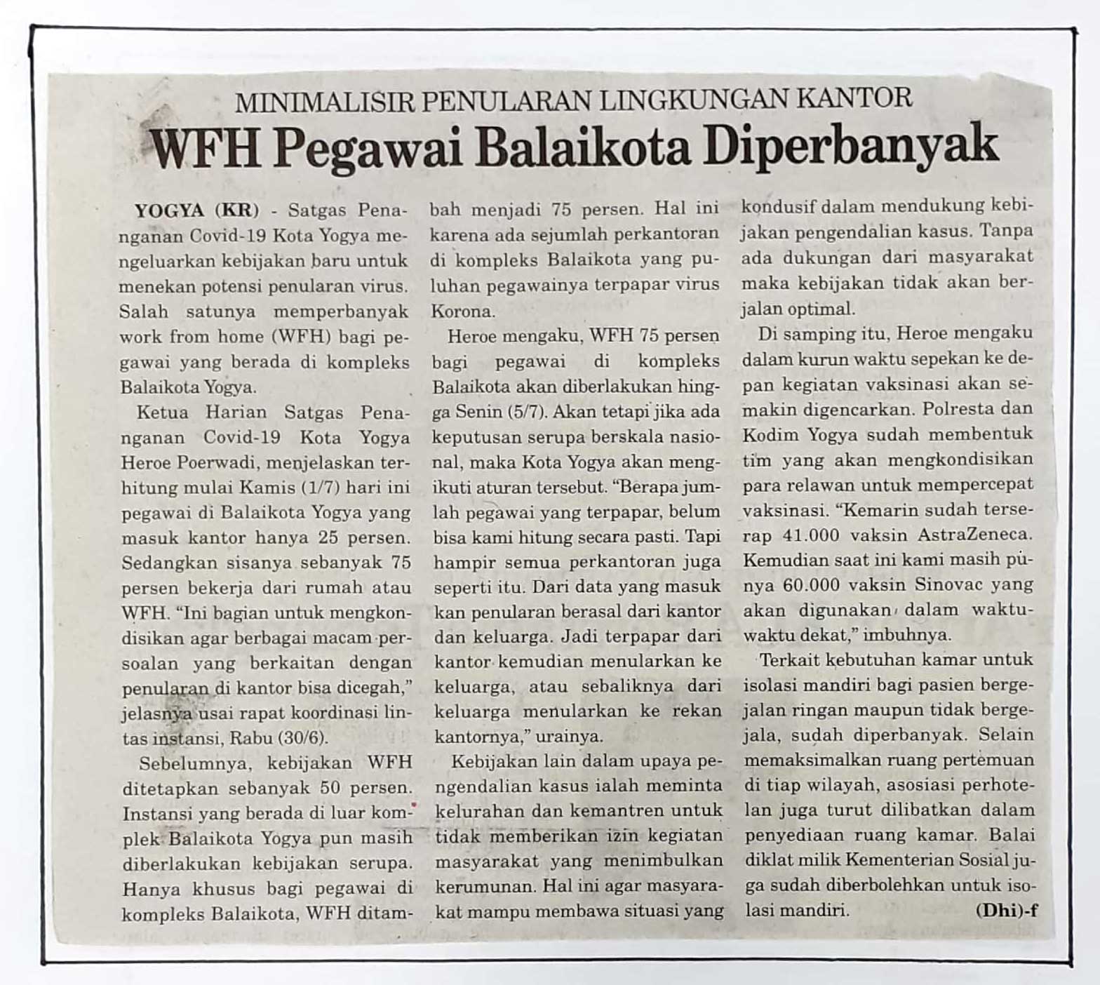 Kliping jogja terbaru