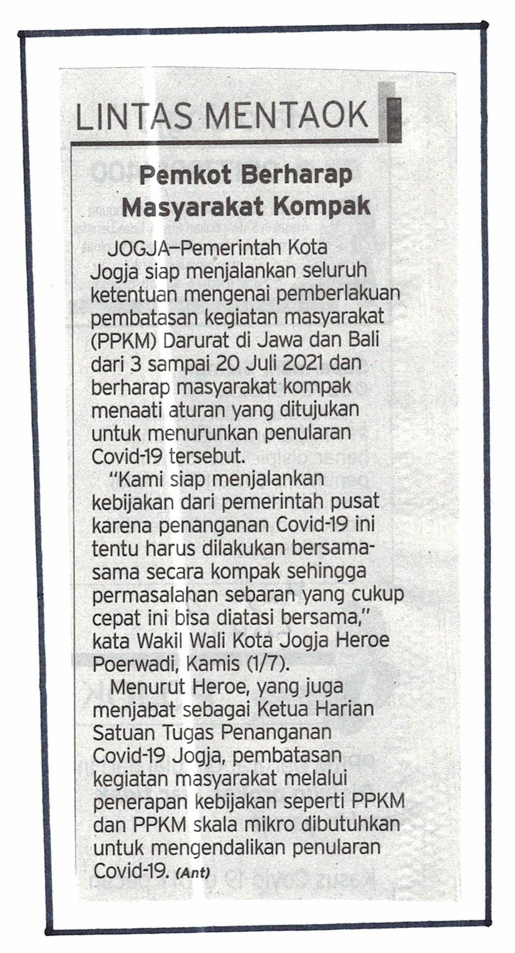 Halaman Detail Berita