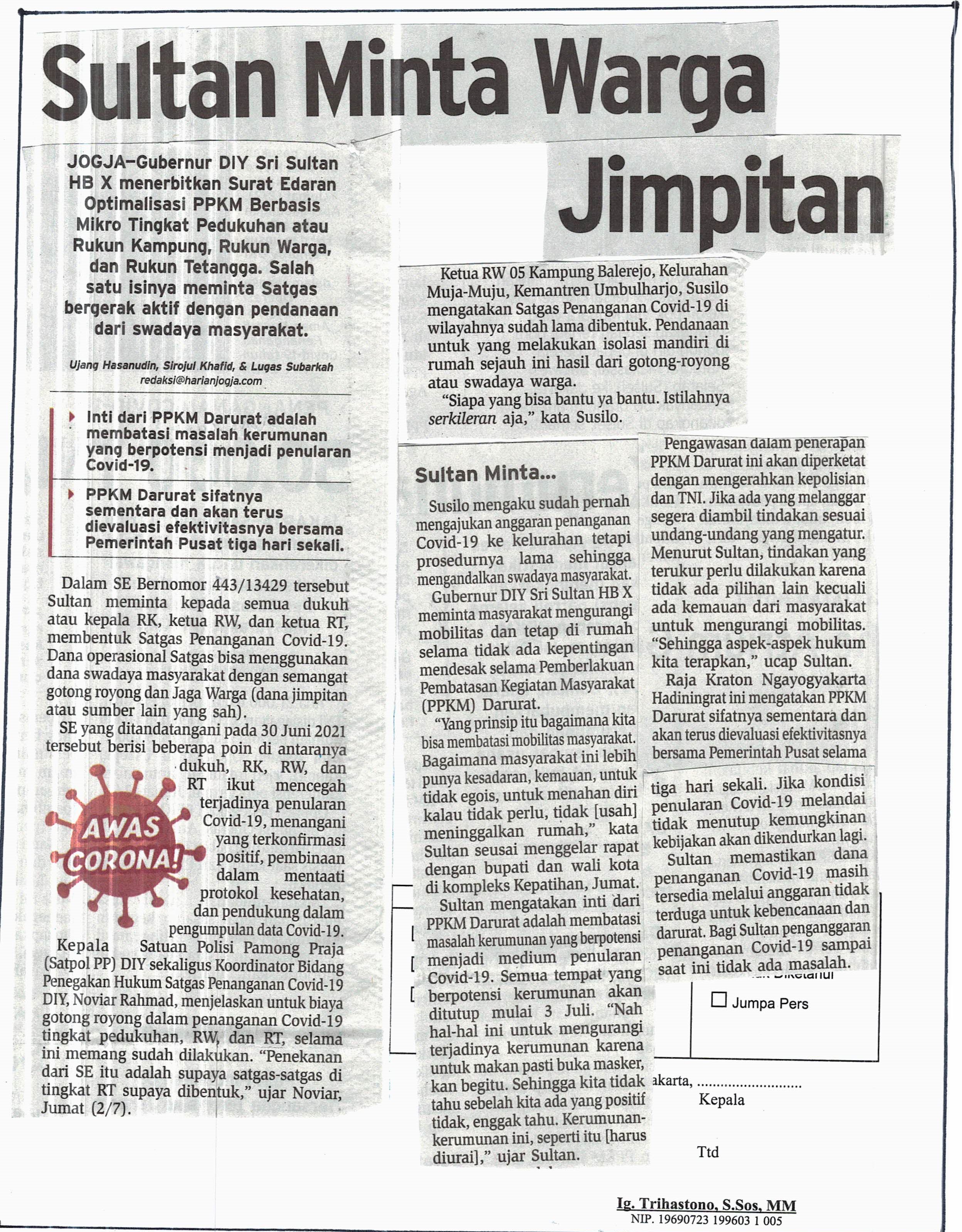 Kliping jogja terbaru