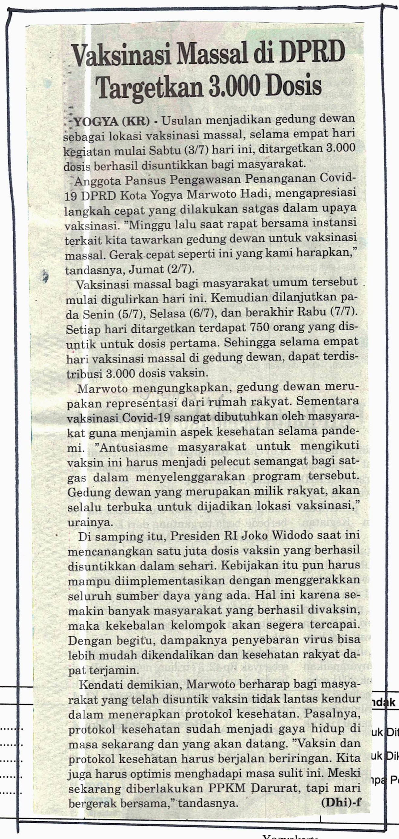 Kliping jogja terbaru