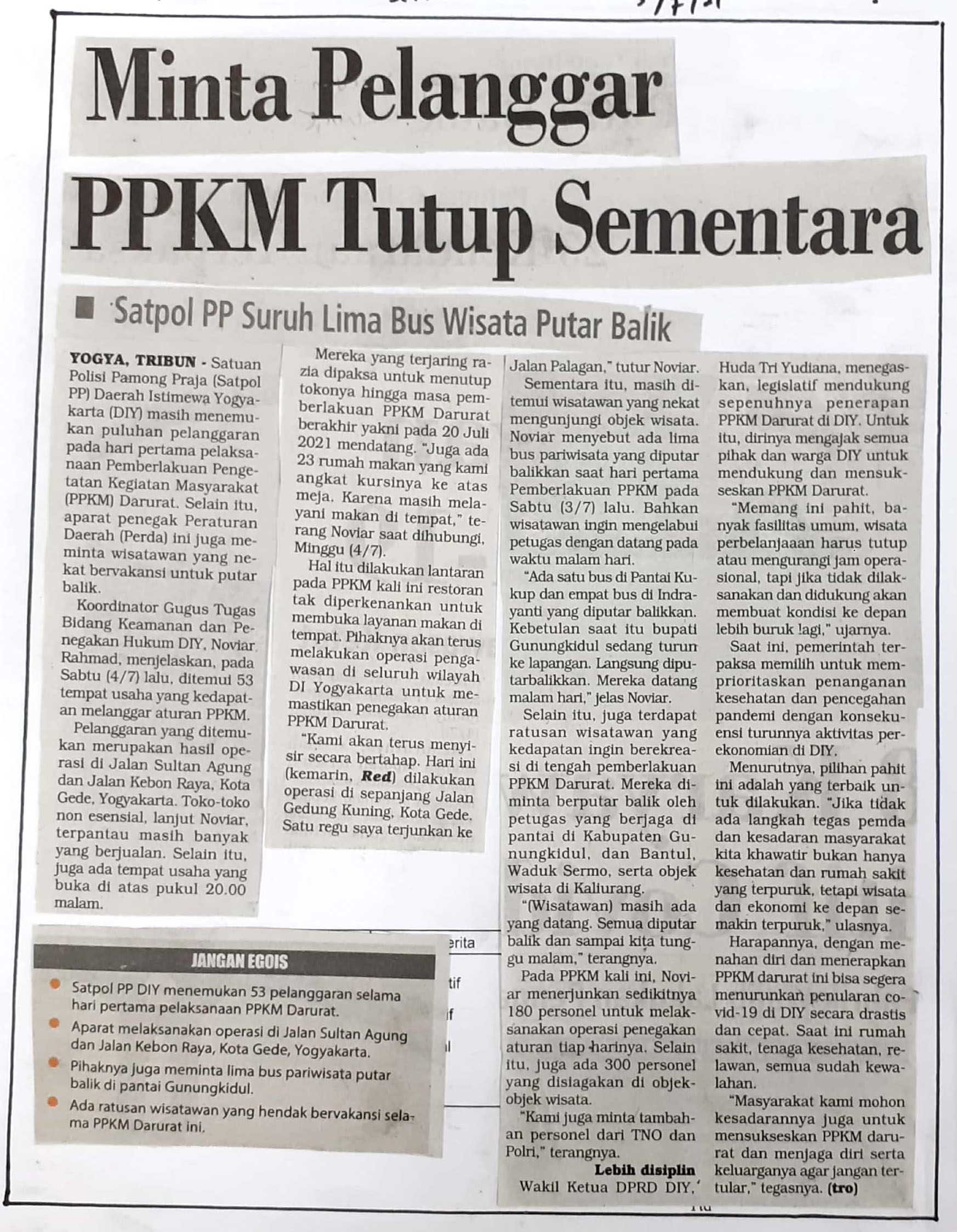 Kliping jogja terbaru