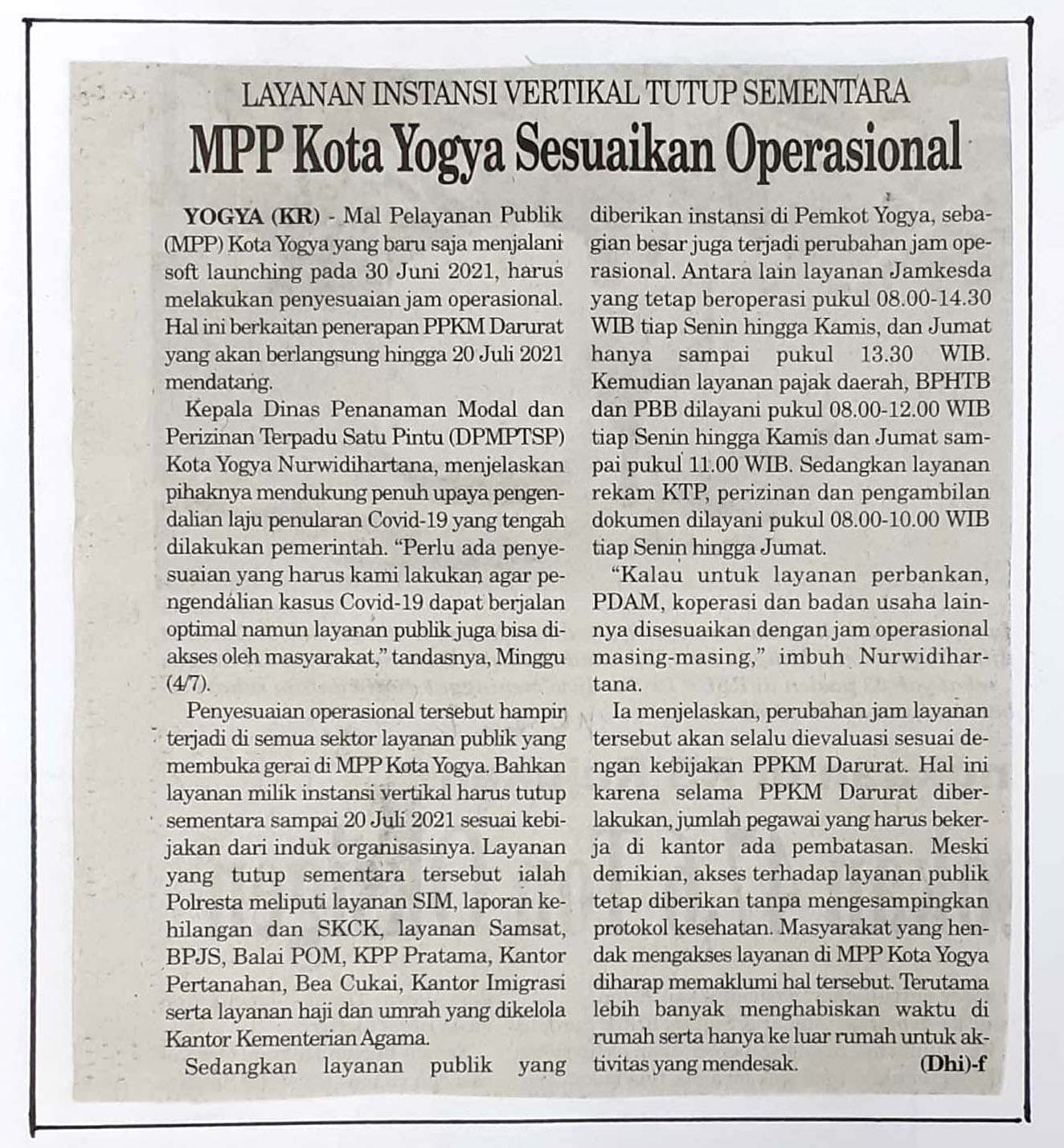 Kliping jogja terbaru