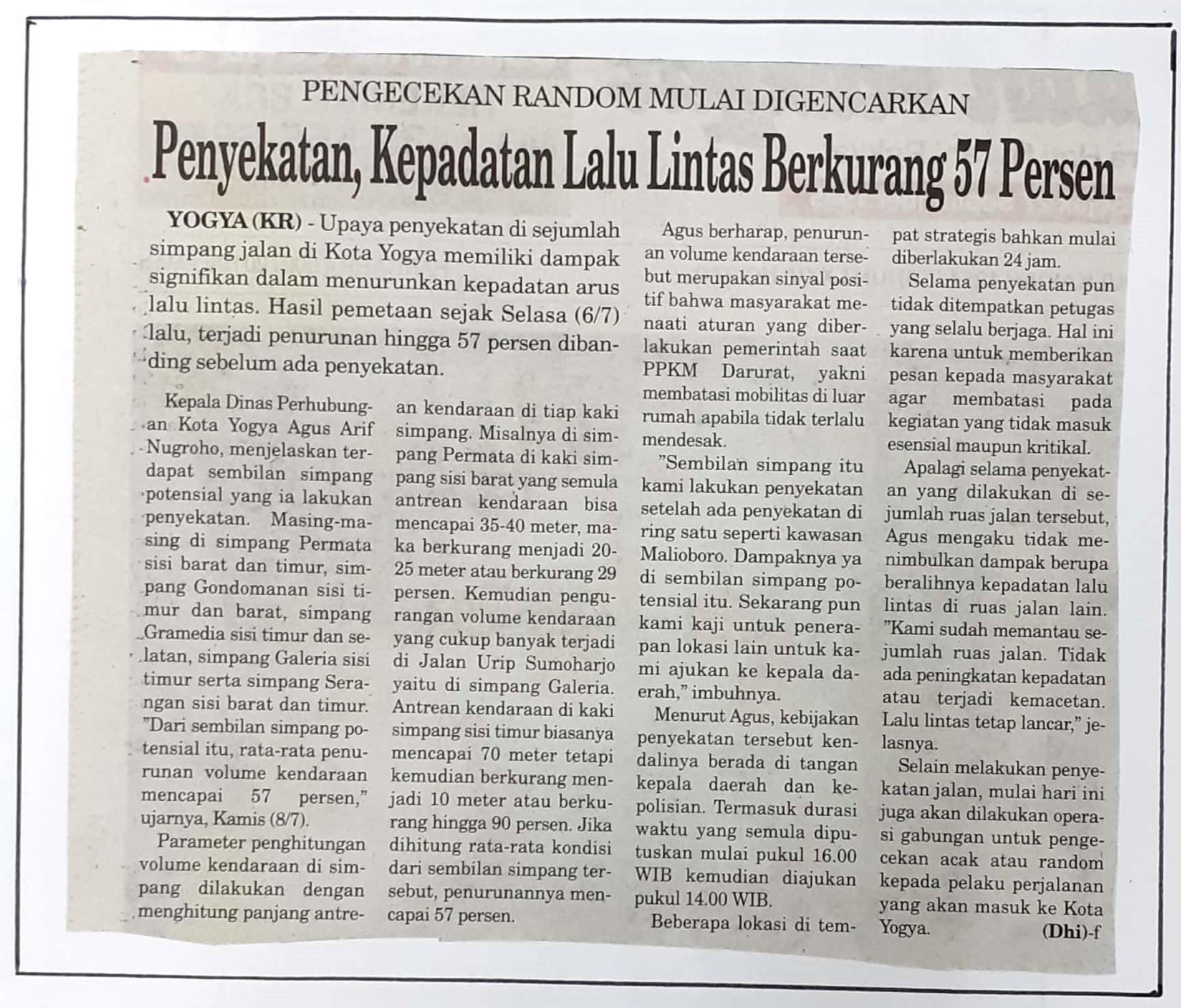 Kliping jogja terbaru