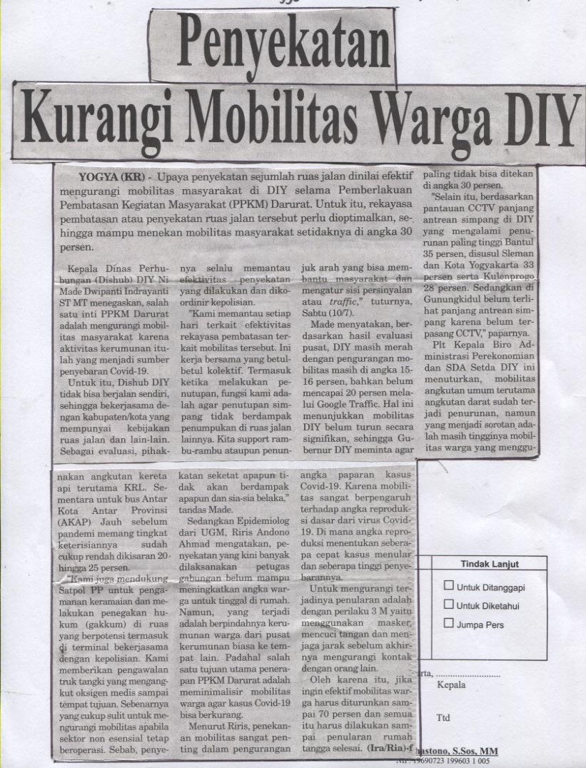 Kliping jogja terbaru