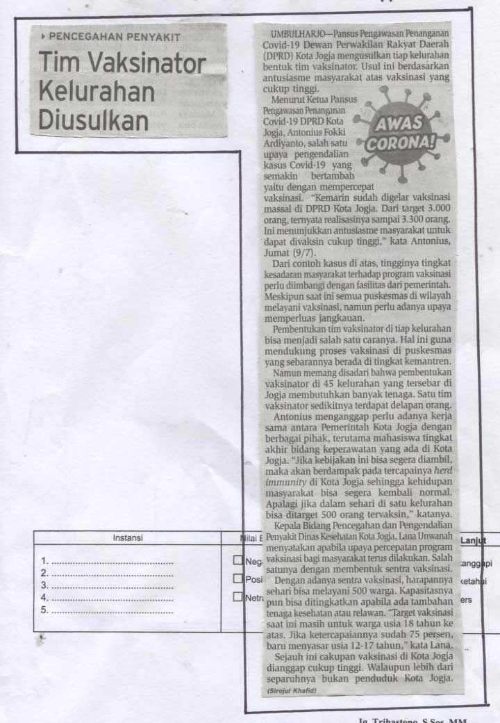 Kliping jogja terbaru