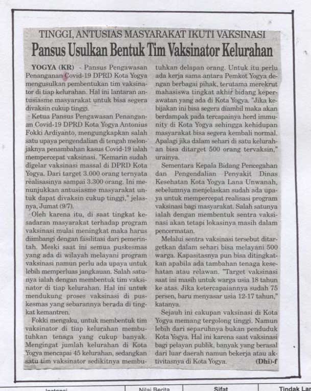 Kliping jogja terbaru