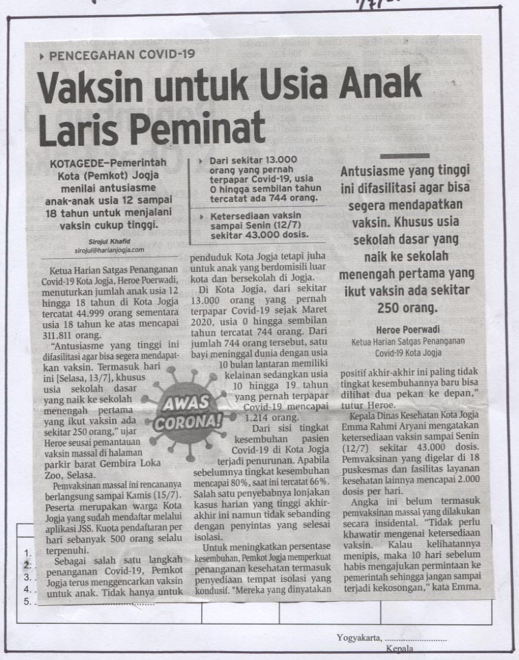 Kliping jogja terbaru