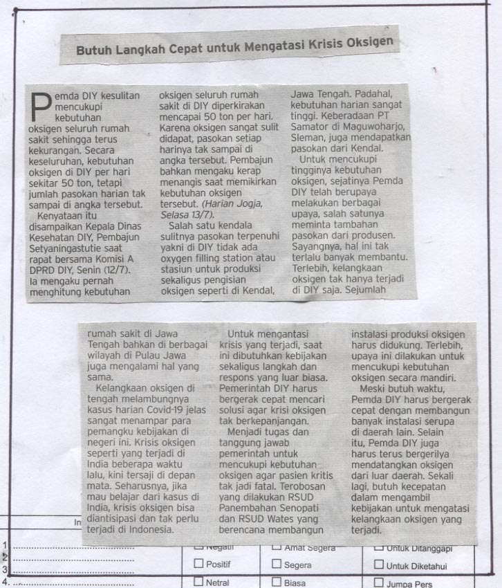 Kliping jogja terbaru