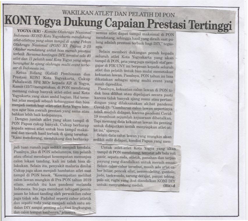 Kliping jogja terbaru
