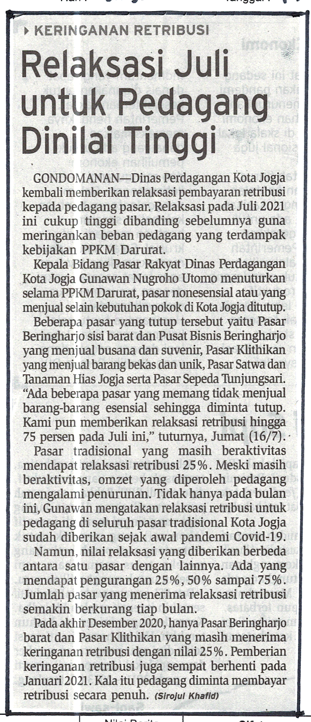 Kliping jogja terbaru