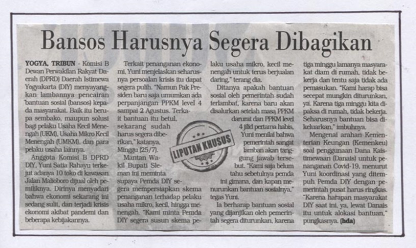 Kliping jogja terbaru