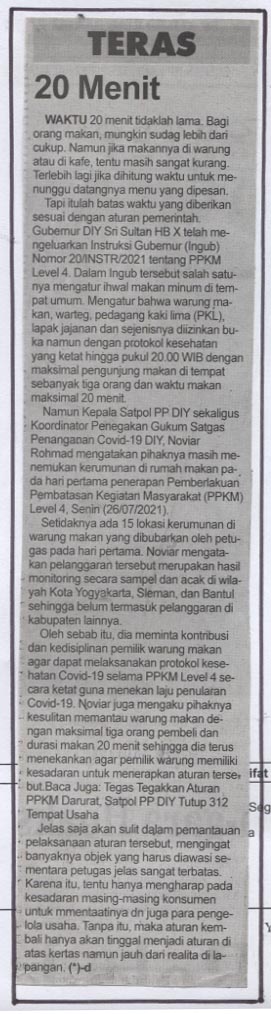Kliping jogja terbaru