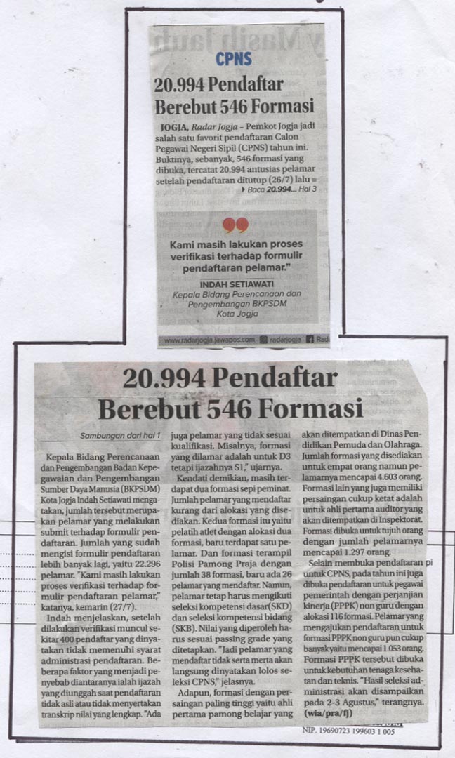 Kliping jogja terbaru