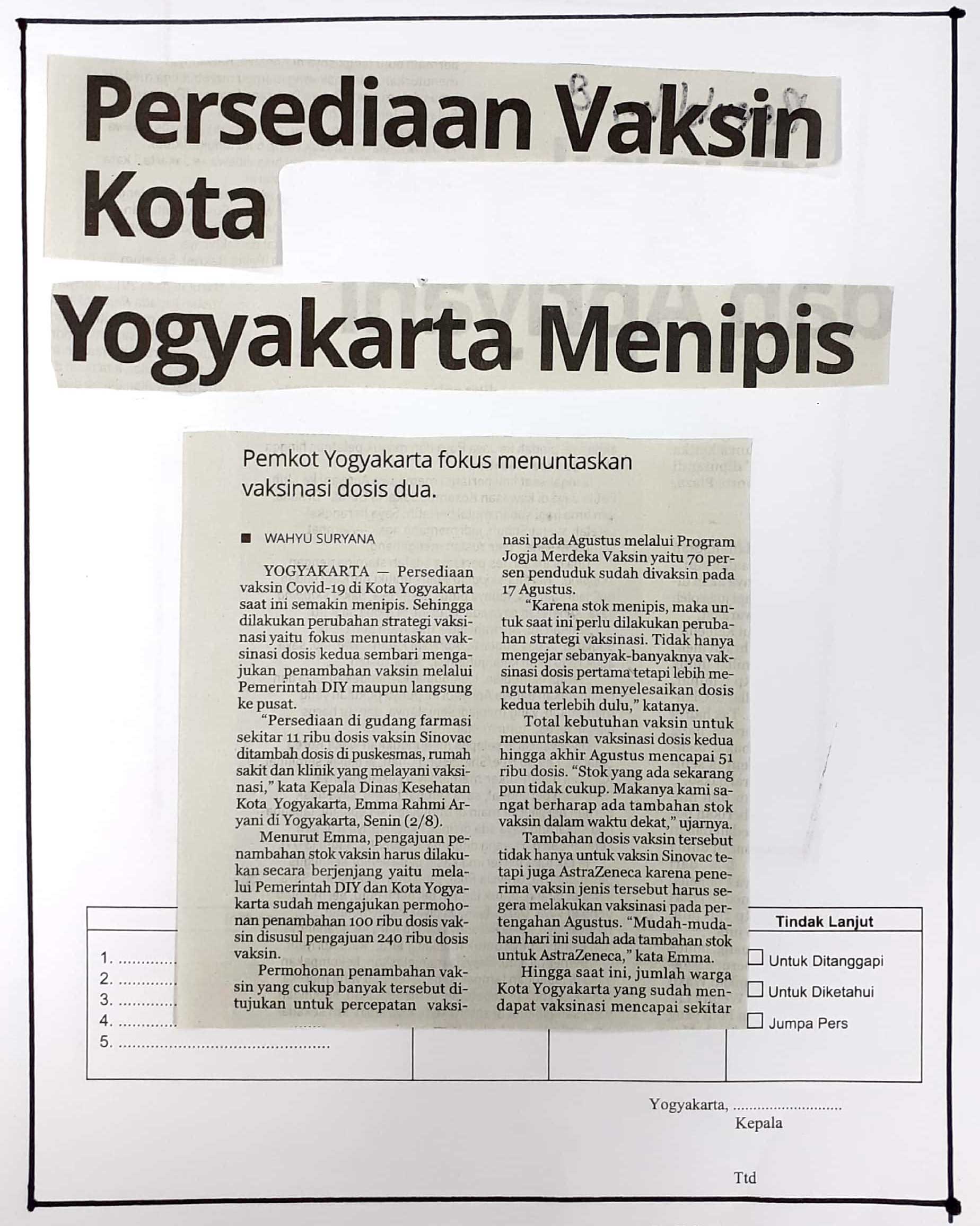 Kliping jogja terbaru