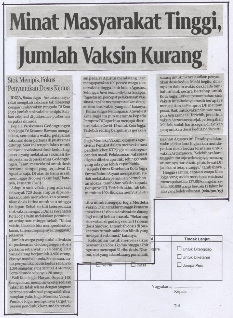 Kliping jogja terbaru