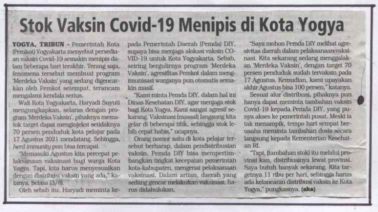 Kliping jogja terbaru