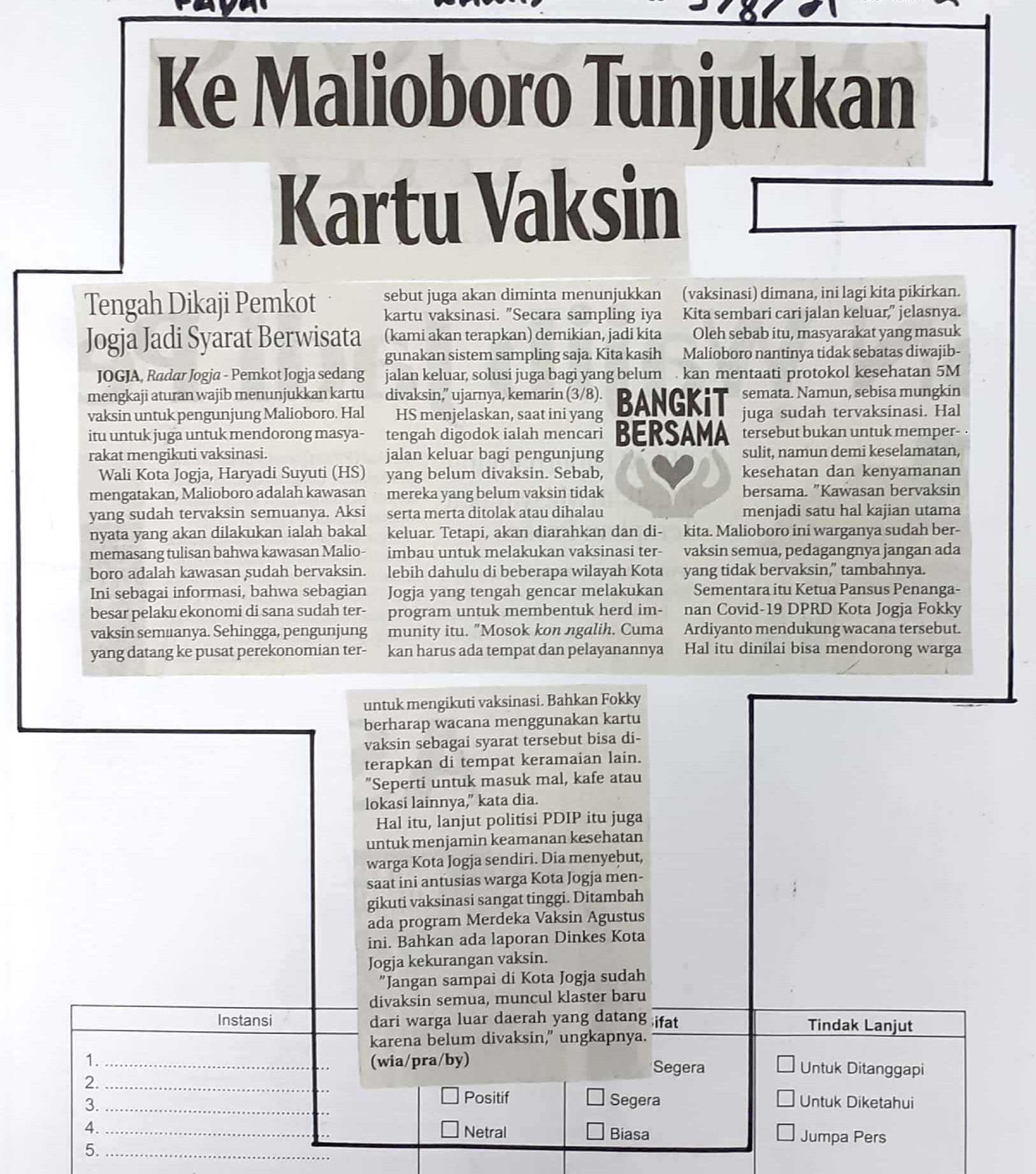 Kliping jogja terbaru