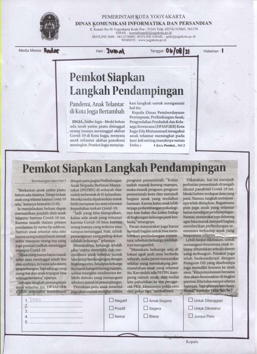 Kliping jogja terbaru