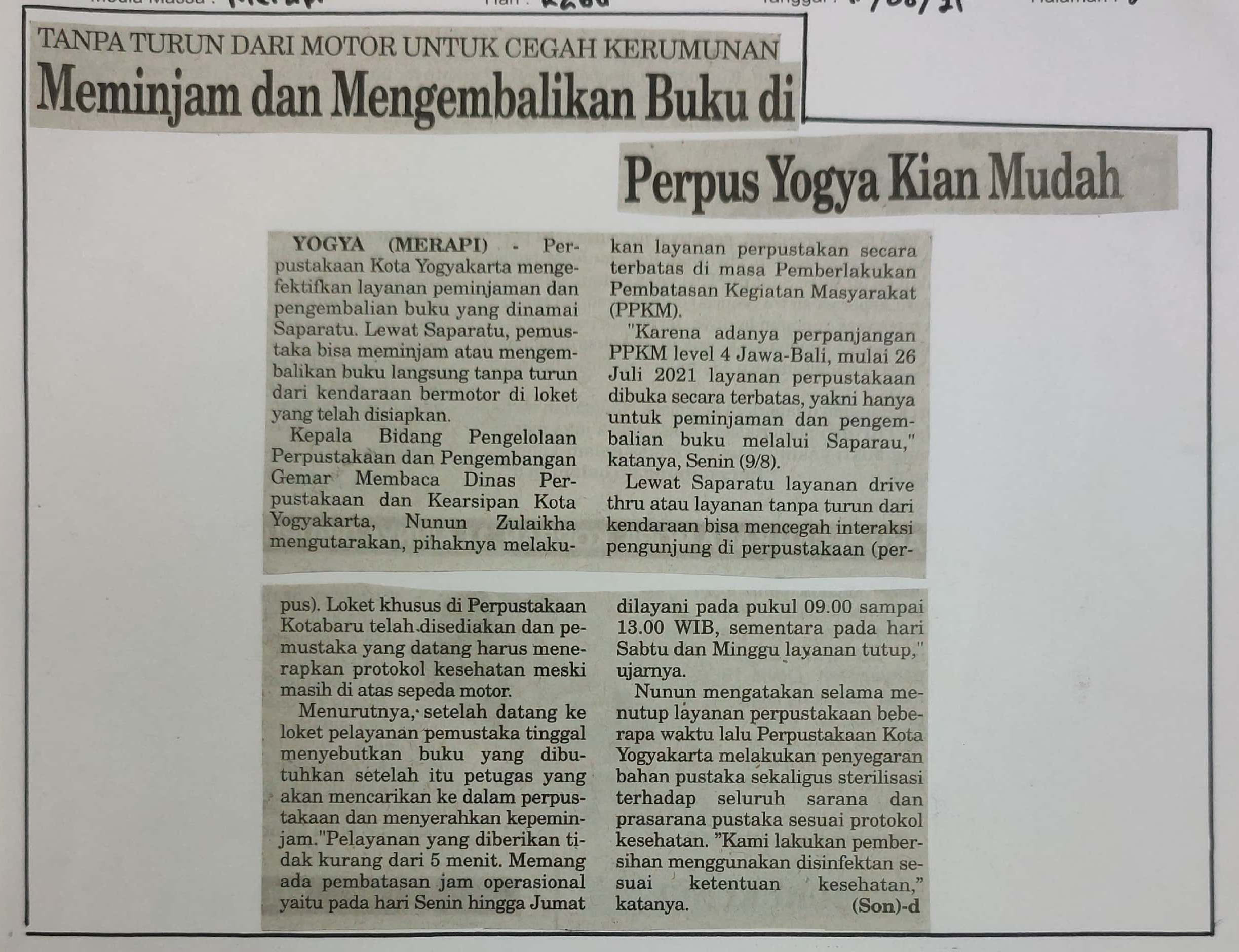 Kliping jogja terbaru