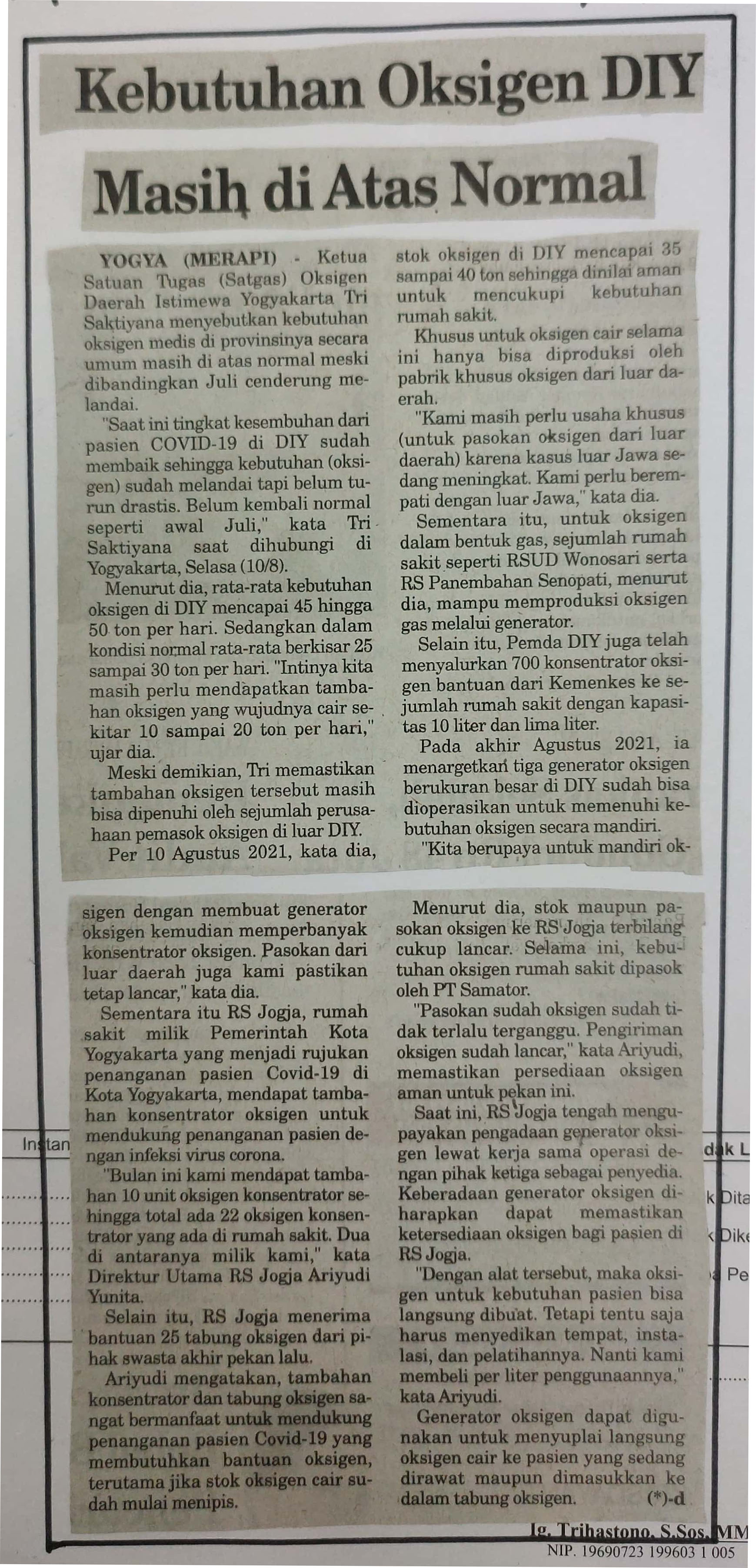Kliping jogja terbaru