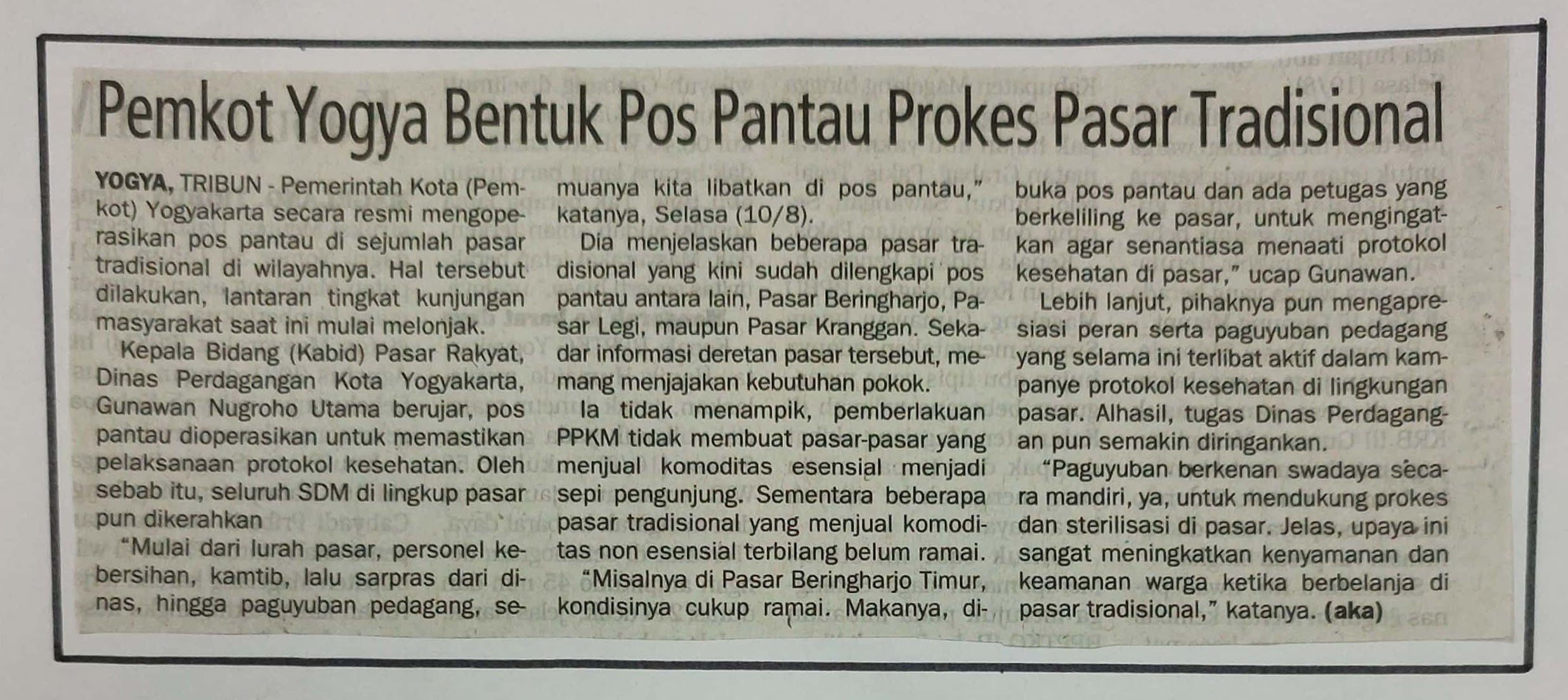 Kliping jogja terbaru
