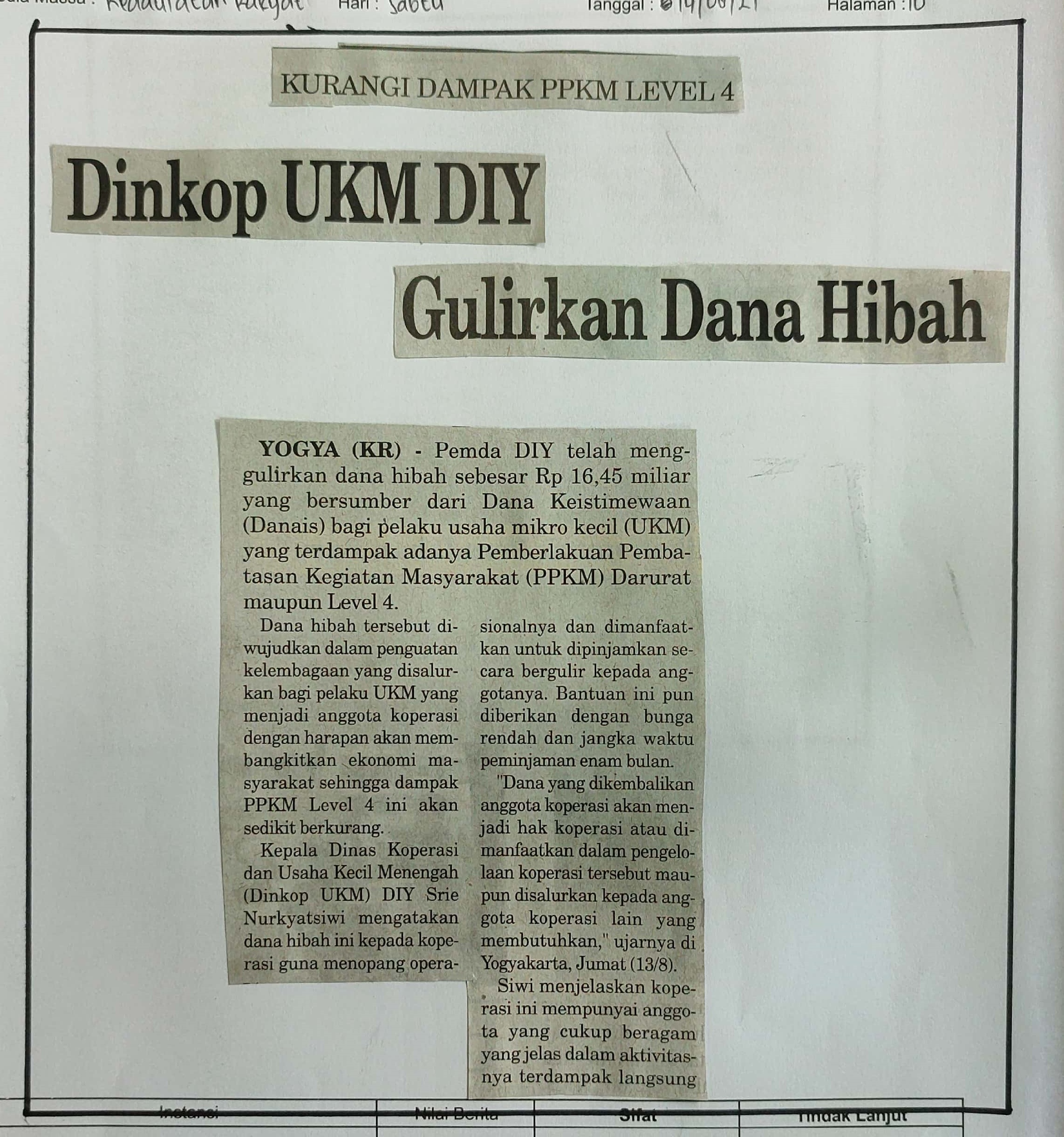 Kliping jogja terbaru