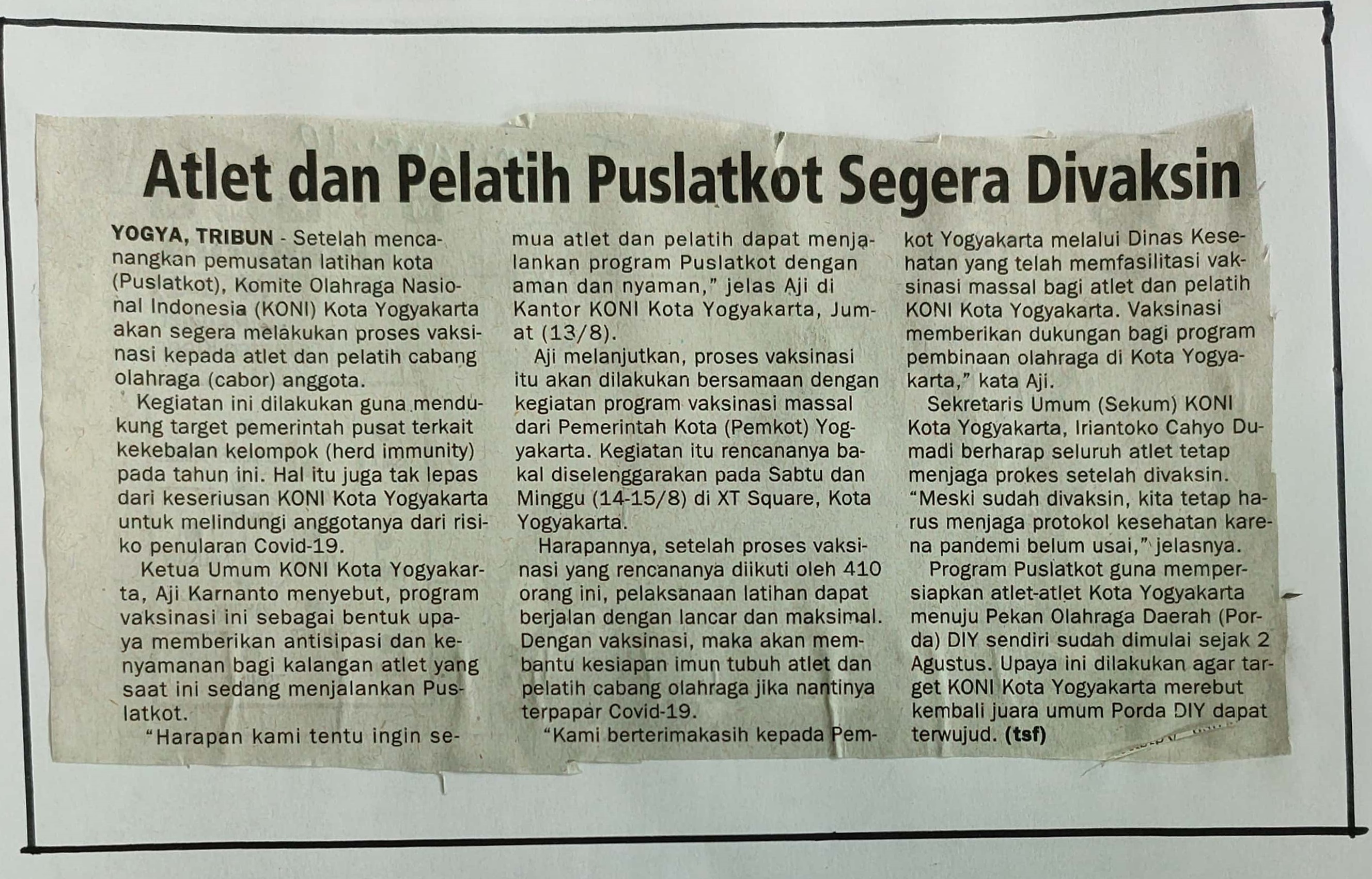 Kliping jogja terbaru