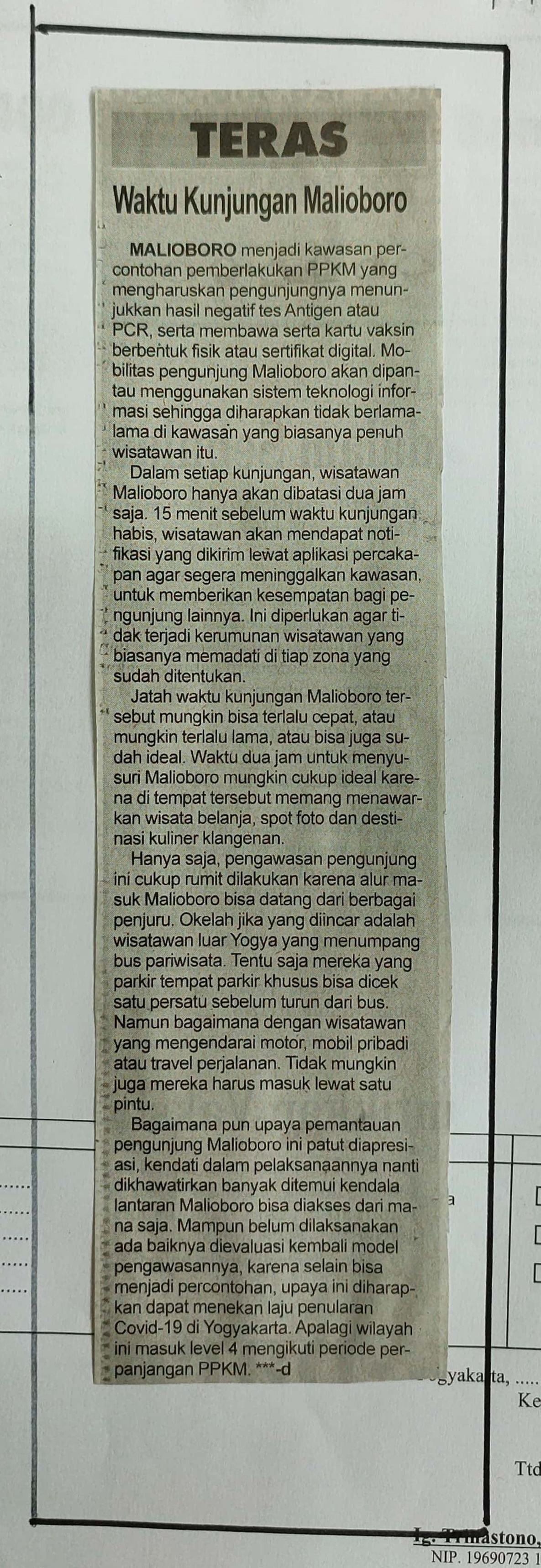 Kliping jogja terbaru