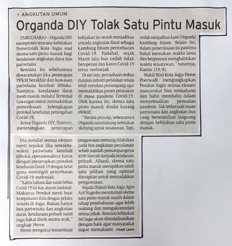 Kliping jogja terbaru