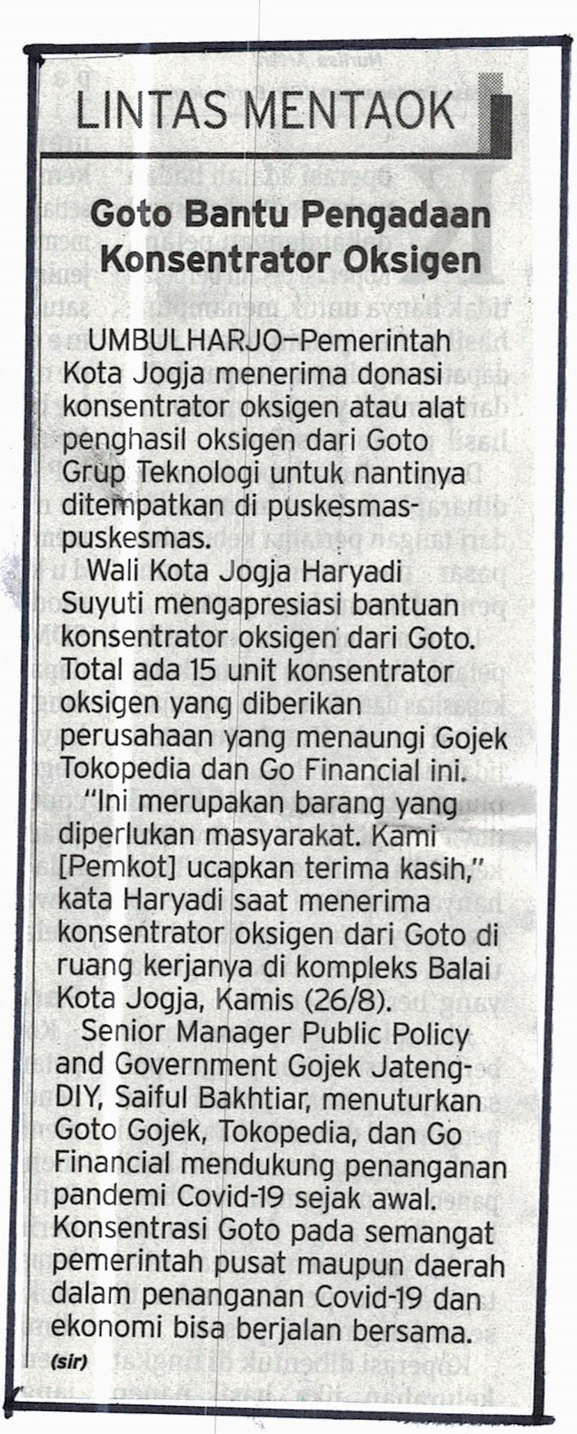 Kliping jogja terbaru
