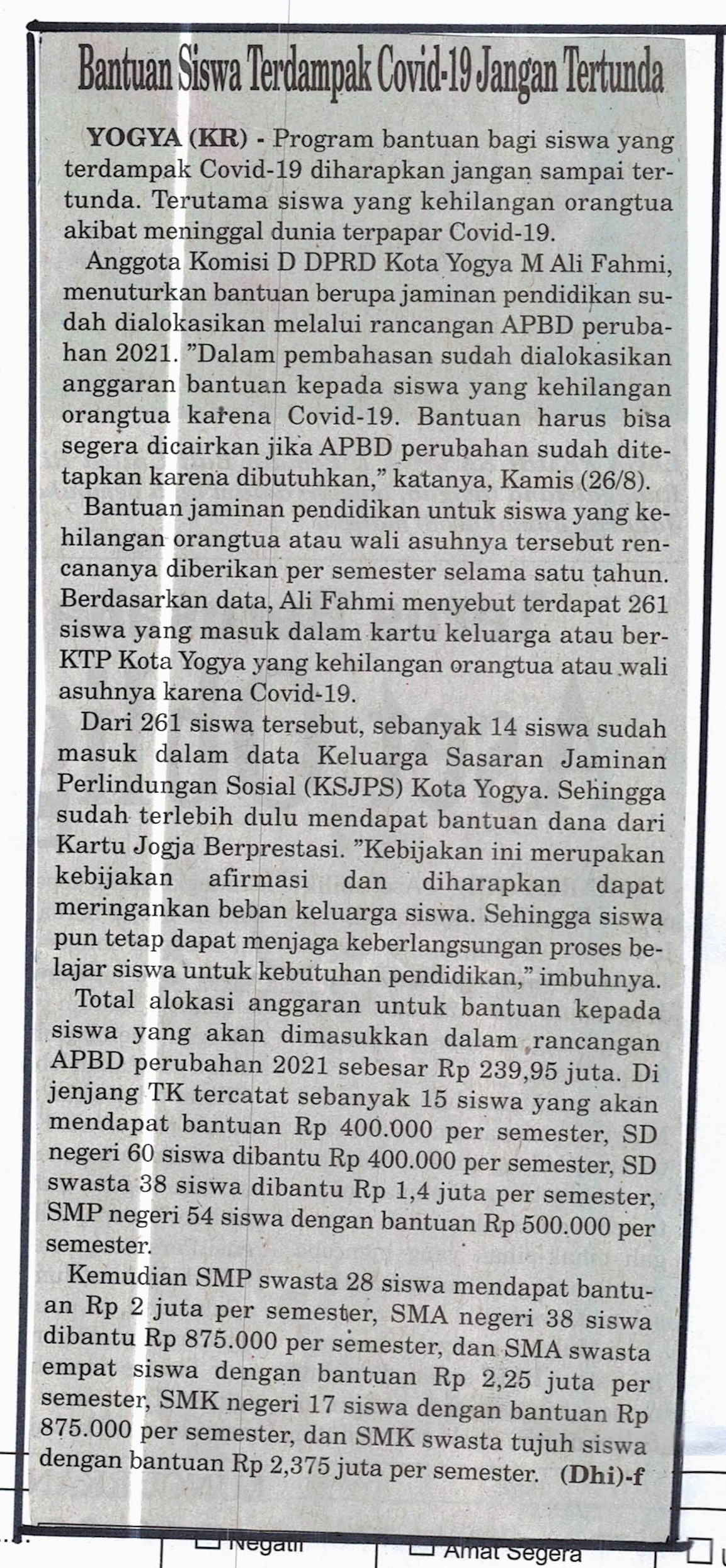 Kliping jogja terbaru