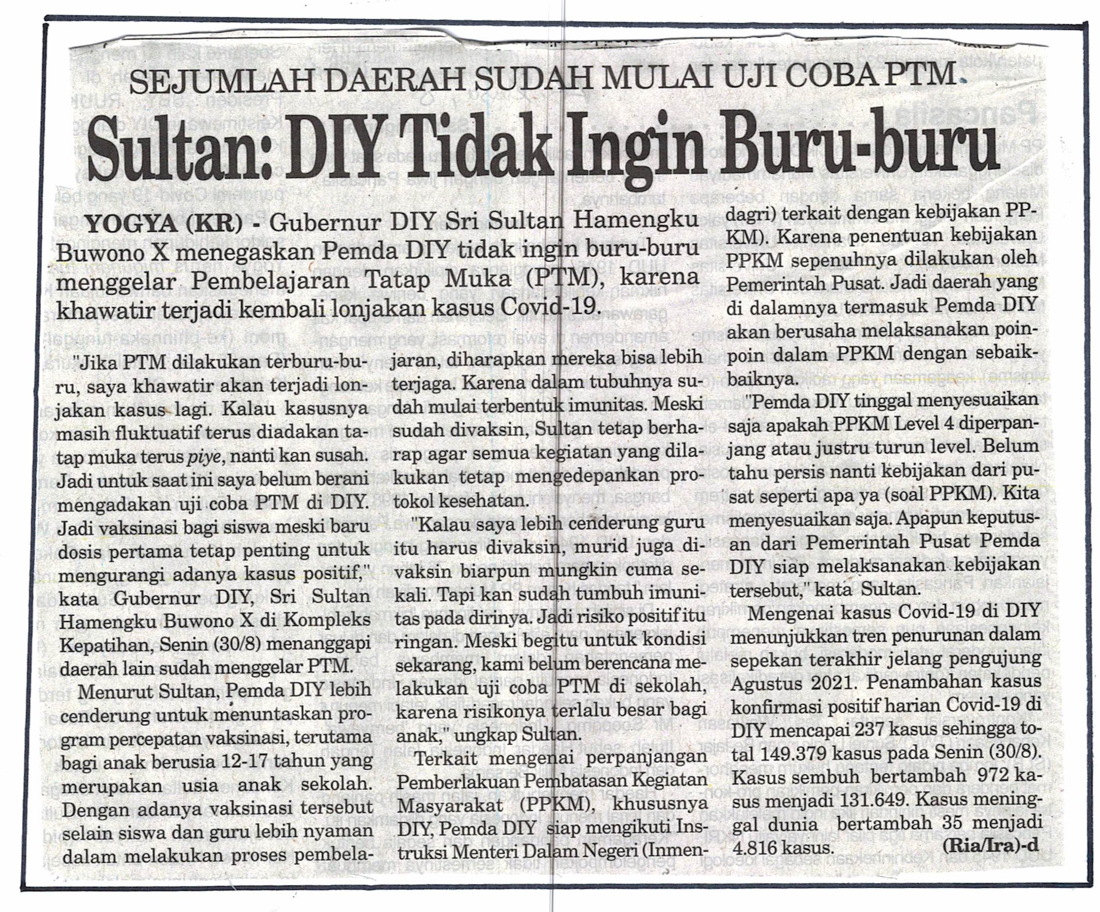 Kliping jogja terbaru