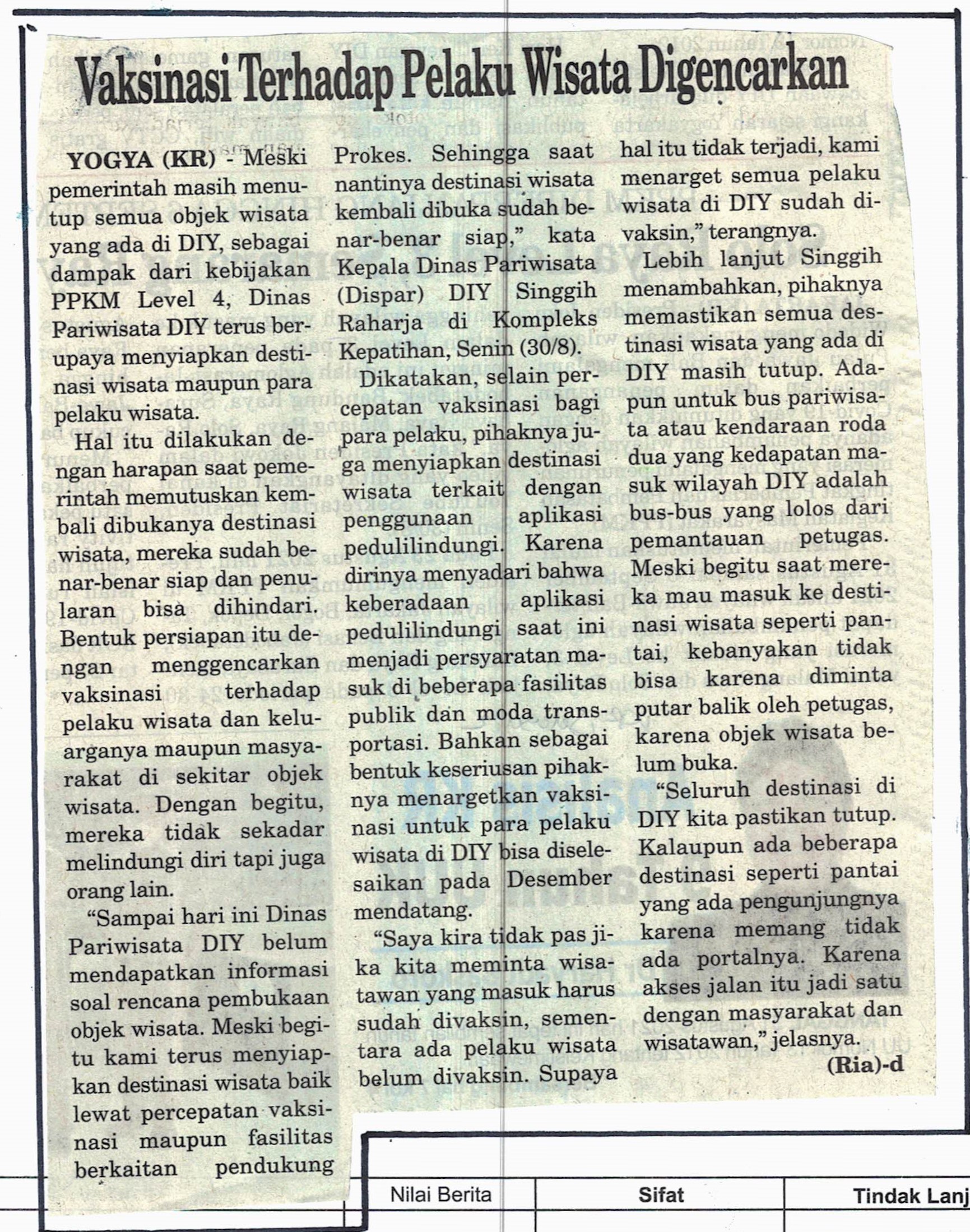 Kliping jogja terbaru