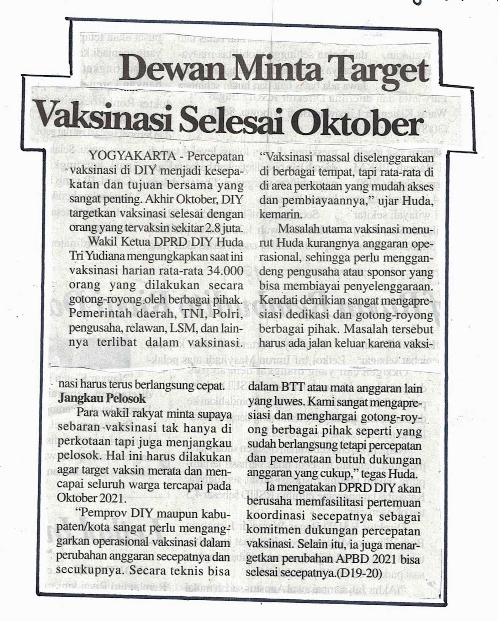 Kliping jogja terbaru