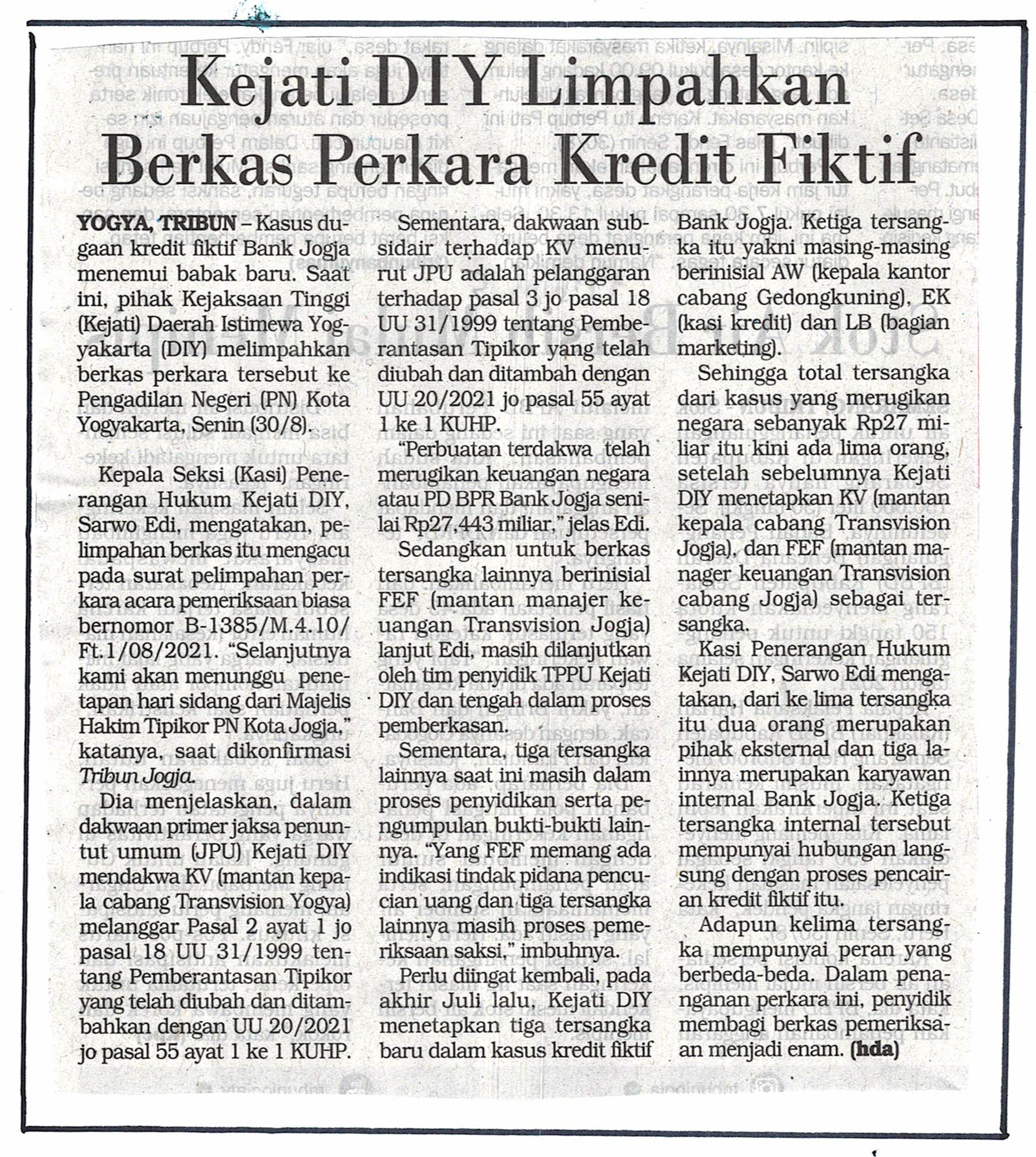 Kliping jogja terbaru